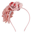 طوق شعر بطبعة الورود باللون الوردي , 1, hi-res