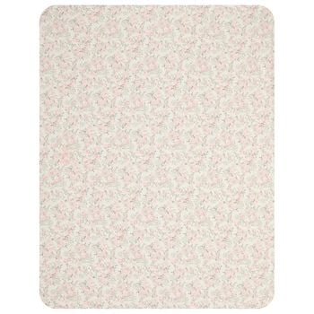 Baby Girls Pink Floral Blanket