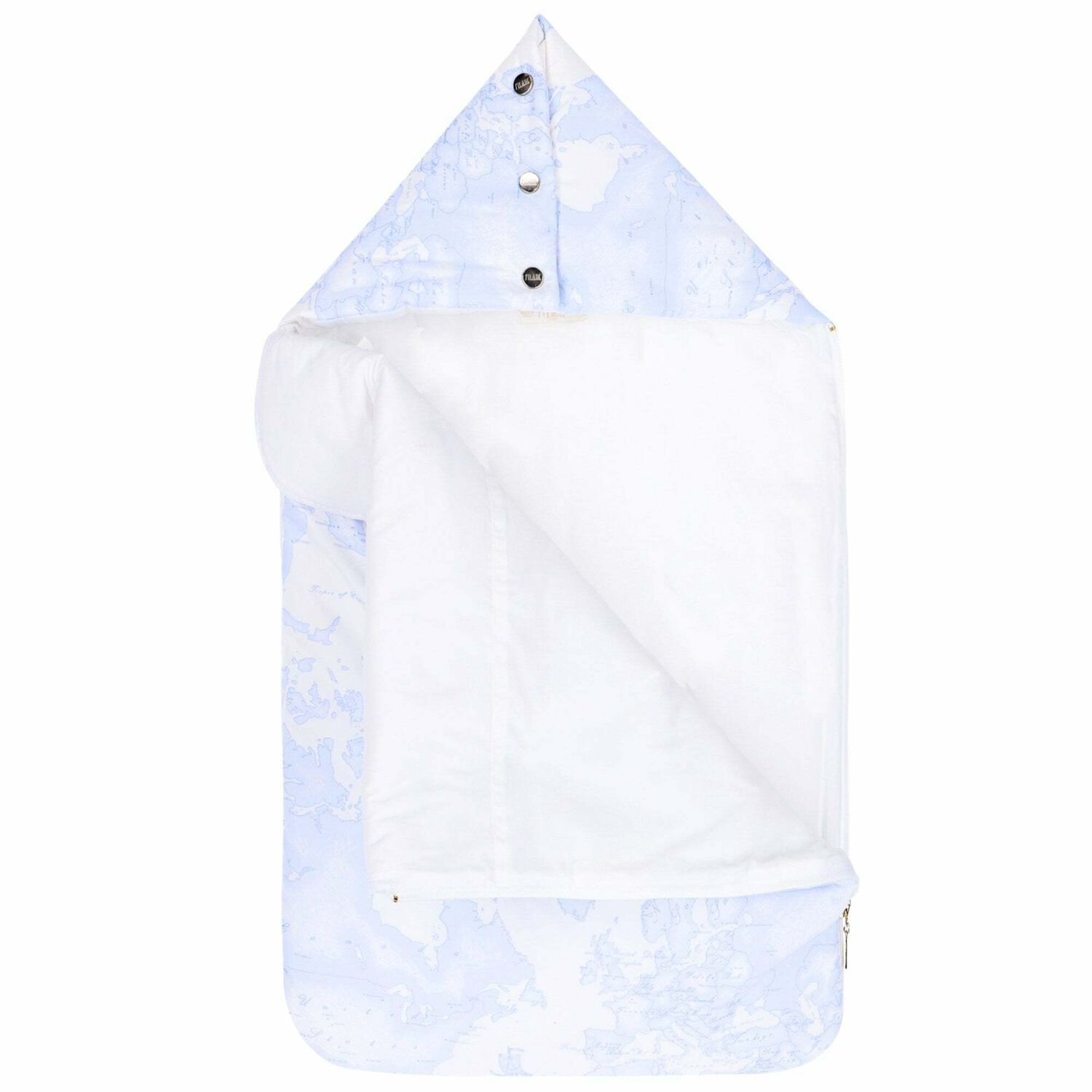 مدس بطبعة خريطة باللون الازرق, 1, hi-res