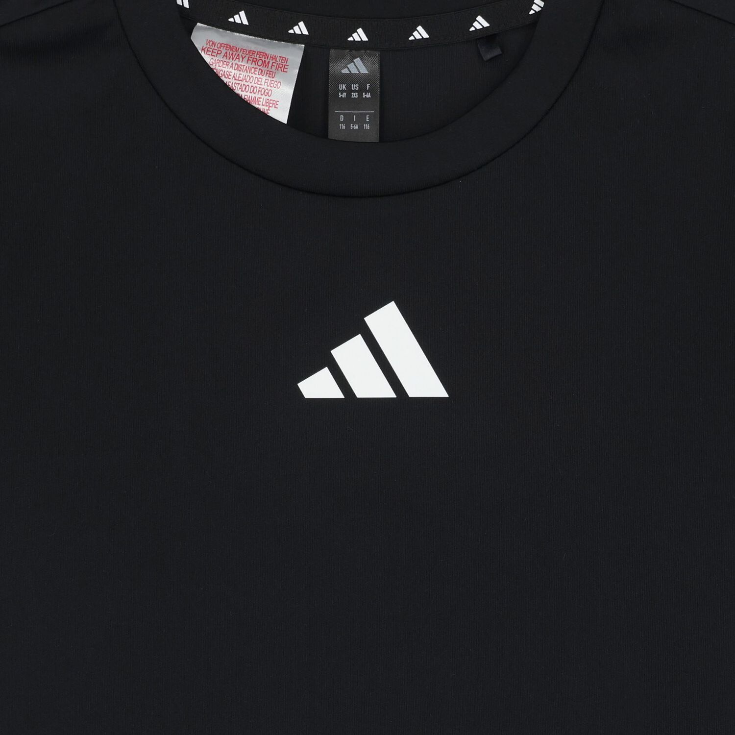 Boys Black Logo T-Shirt, 1, hi-res