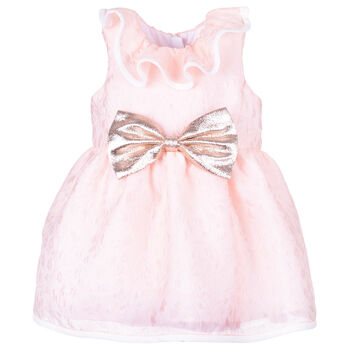 Baby Girls Pink Organza Dress Set