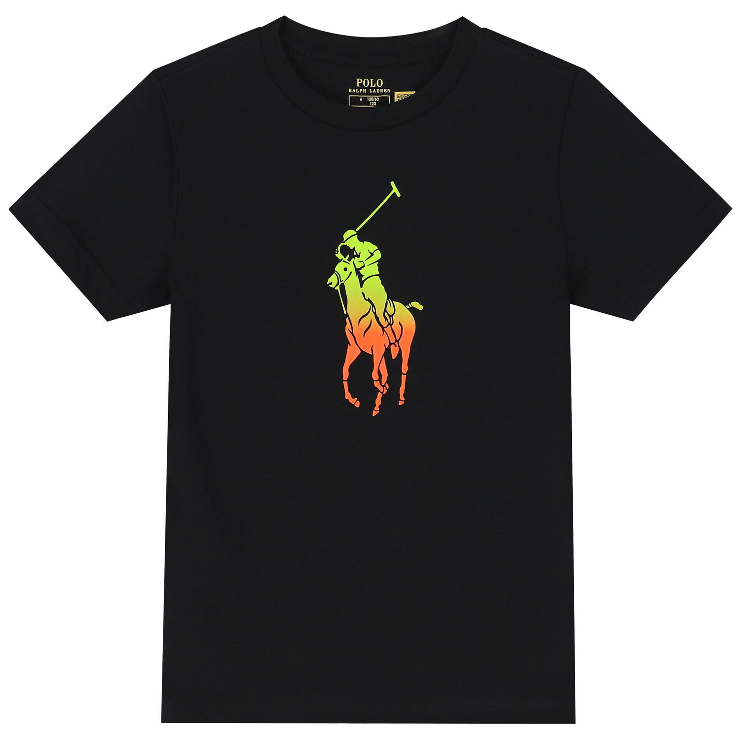 تيشيرت بالشعار باللون الأسود للأولاد, 1, hi-res