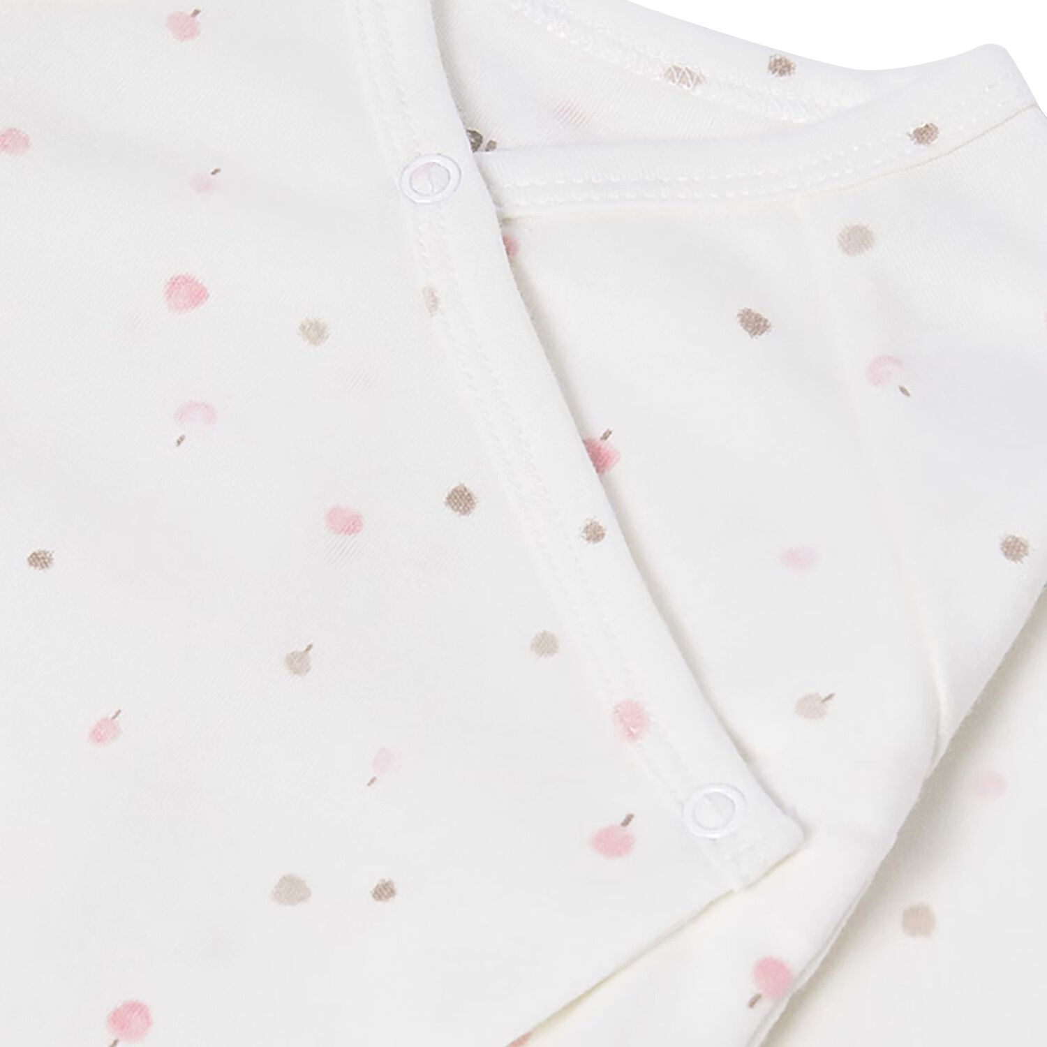 Baby Girls Ivory & Pink Babygrow Gift Set, 2, hi-res