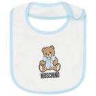 Blue & White Teddy Bear Logo Babygrow Gift Set, 3, hi-res