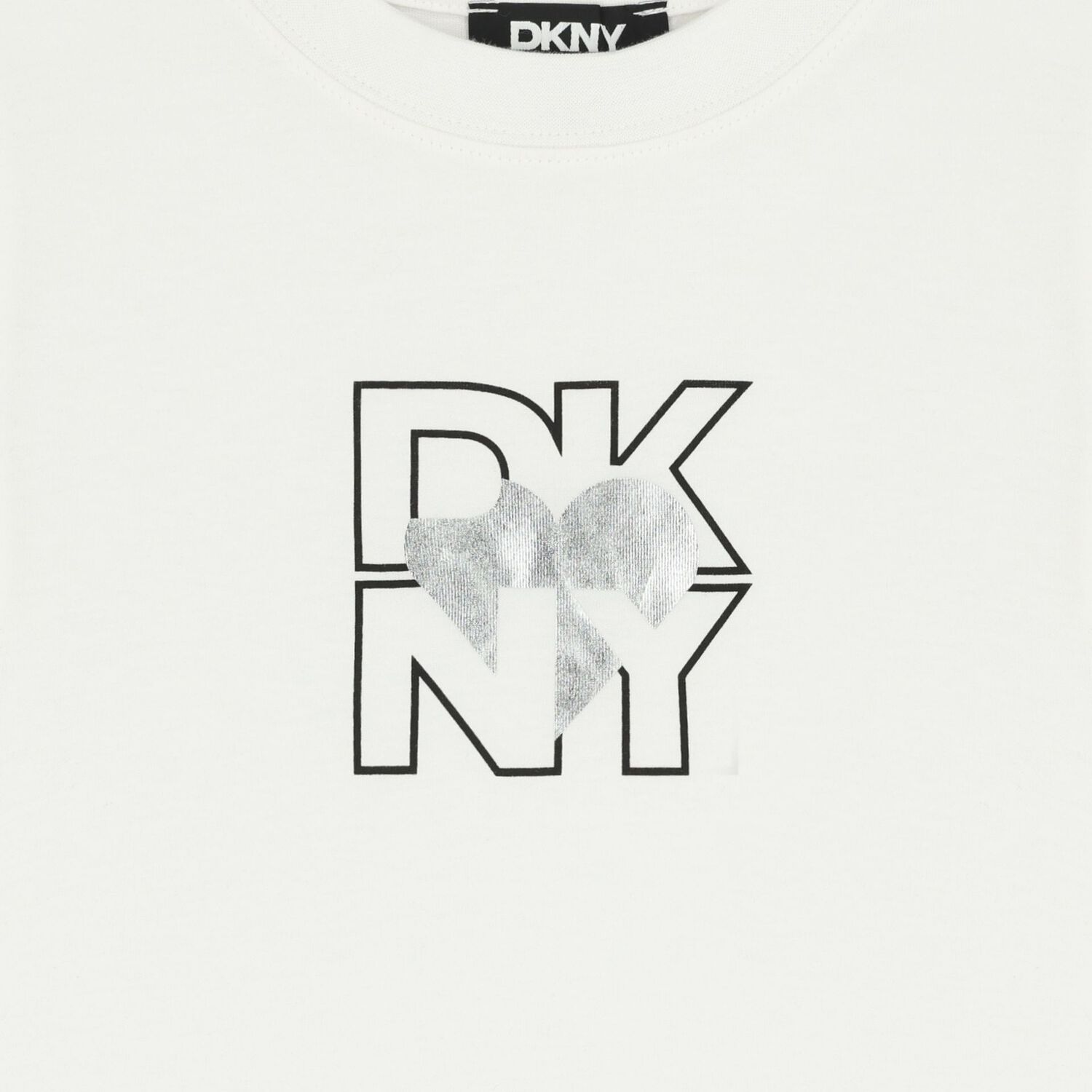 Girls White Logo T-Shirt, 2, hi-res