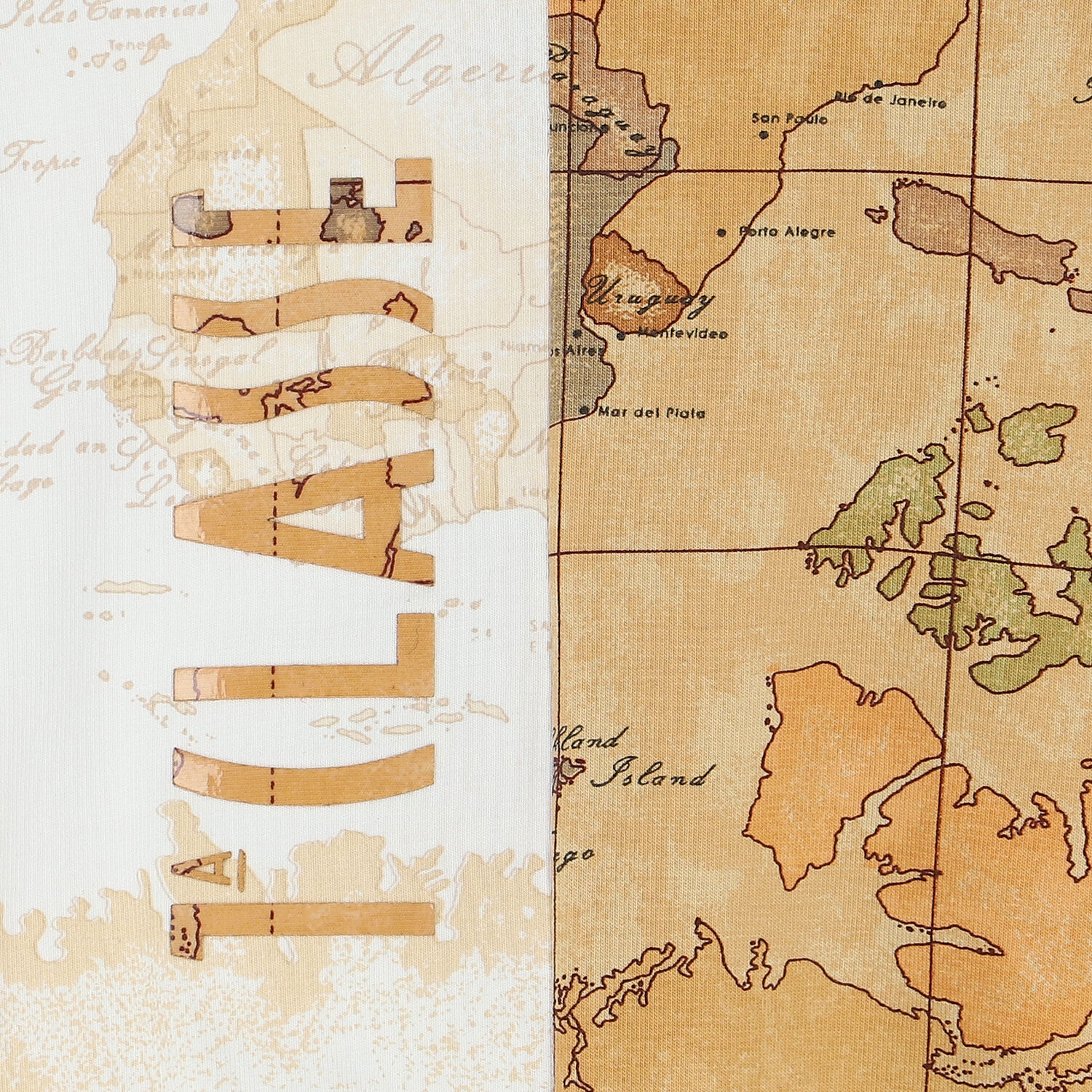 رومبير بالشعار بطبعة خريطة باللون البيج, 1, hi-res