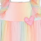 Girls Multi-Coloured Tulle Dress, 1, hi-res