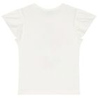 Girls White & Navy Blue Floral Leggings Set, 3, hi-res