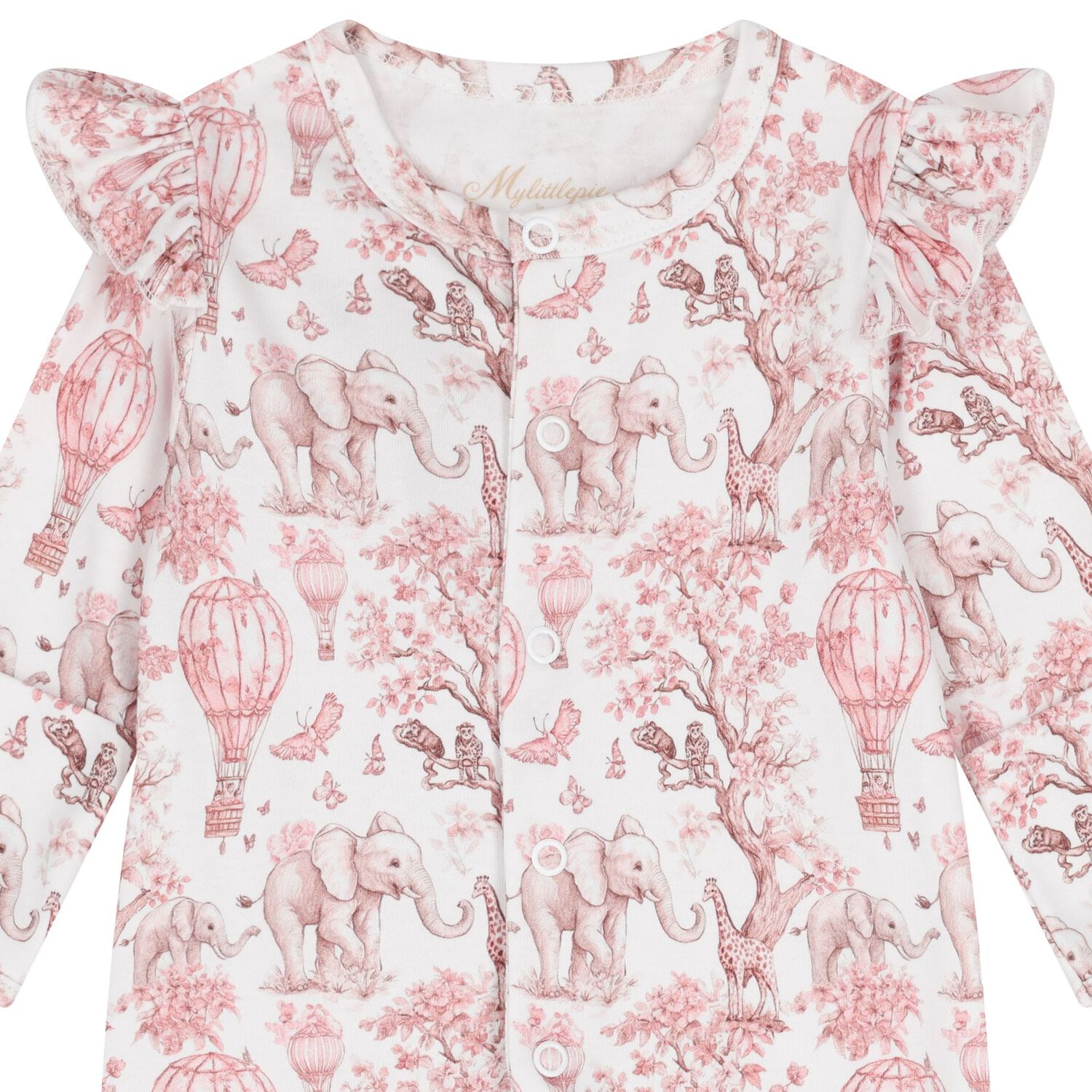 مجموعة هدايا بيبي جرو باللونين الأبيض والوردي من أفريقيا للبنات, 1, hi-res