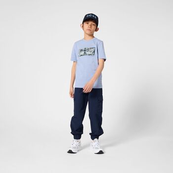 Boys Blue Logo T-Shirt