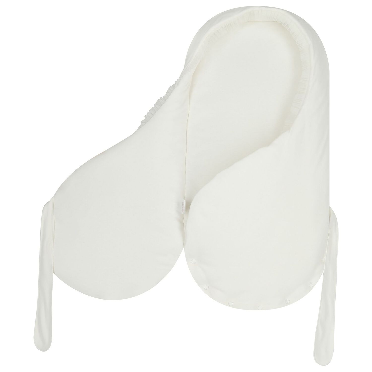 مدس بطعبة أرانب للبنات باللون العاجي , 1, hi-res