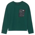 Boys Green Long Sleeve Top, 2, hi-res