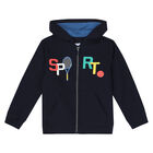 Boys Navy & Blue 3 Piece Tracksuit Set, 1, hi-res