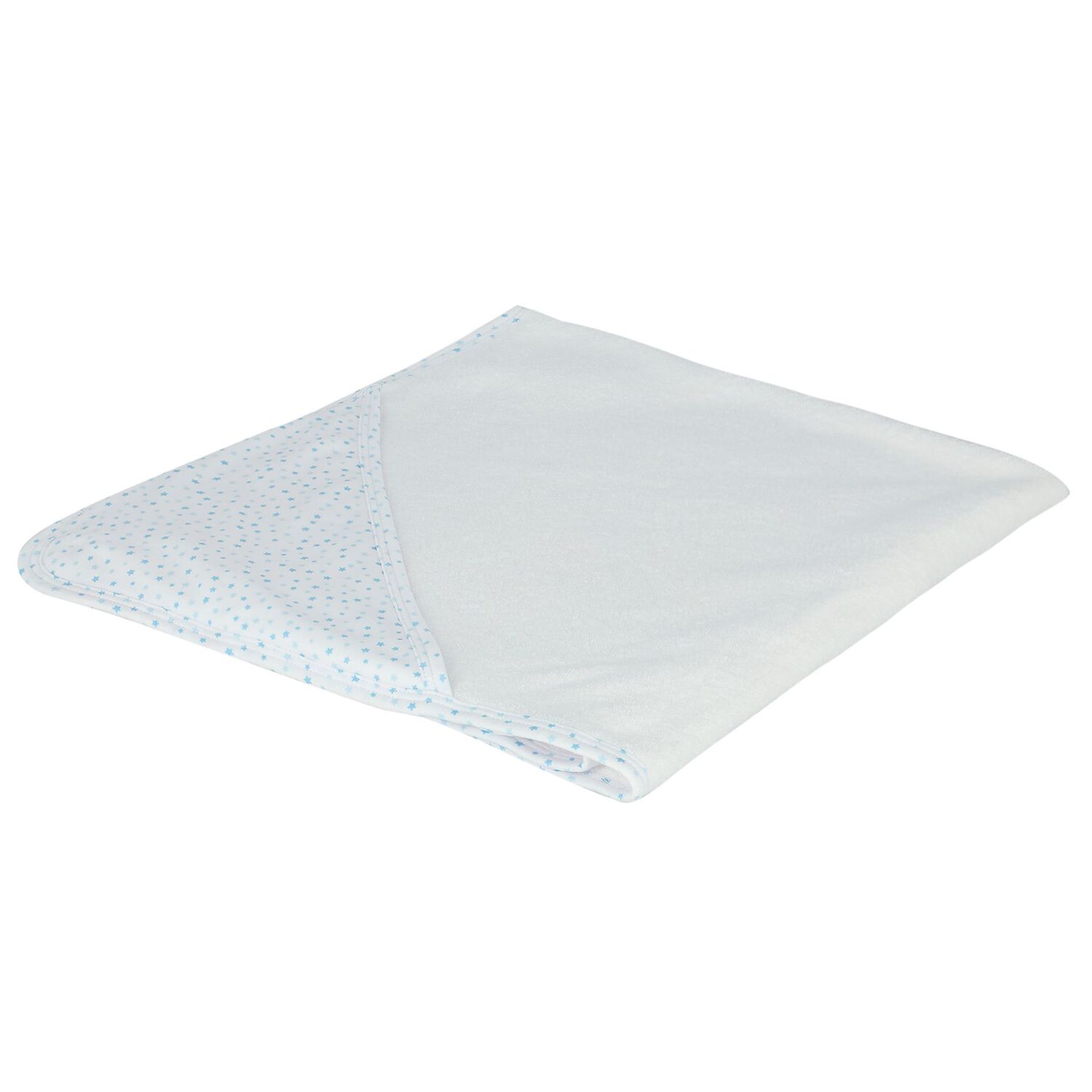 منشفة هودى بطبعة النجوم باللون الأبيض للأطفال , 1, hi-res image number null