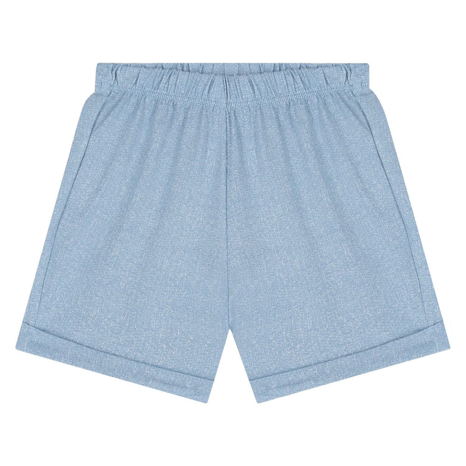 Baby Boys White & Blue Shorts Set ( 2-Pack ), 1, hi-res image number null