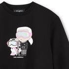 Girls Pink Choupette Logo Sweatshirt, 1, hi-res