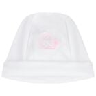 Baby Girls White Rabbit Hat, 2, hi-res