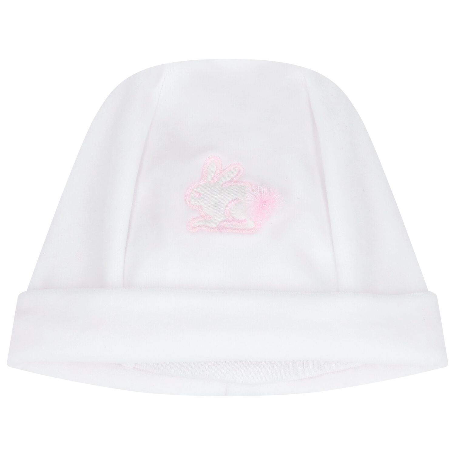 Baby Girls White Rabbit Hat, 2, hi-res