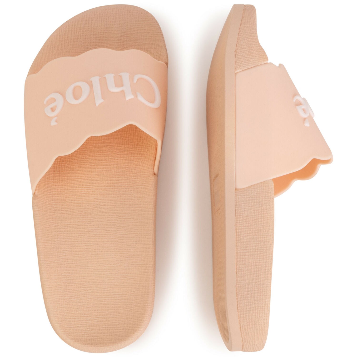 Girls Pale Pink Logo Sliders, 1, hi-res image number null