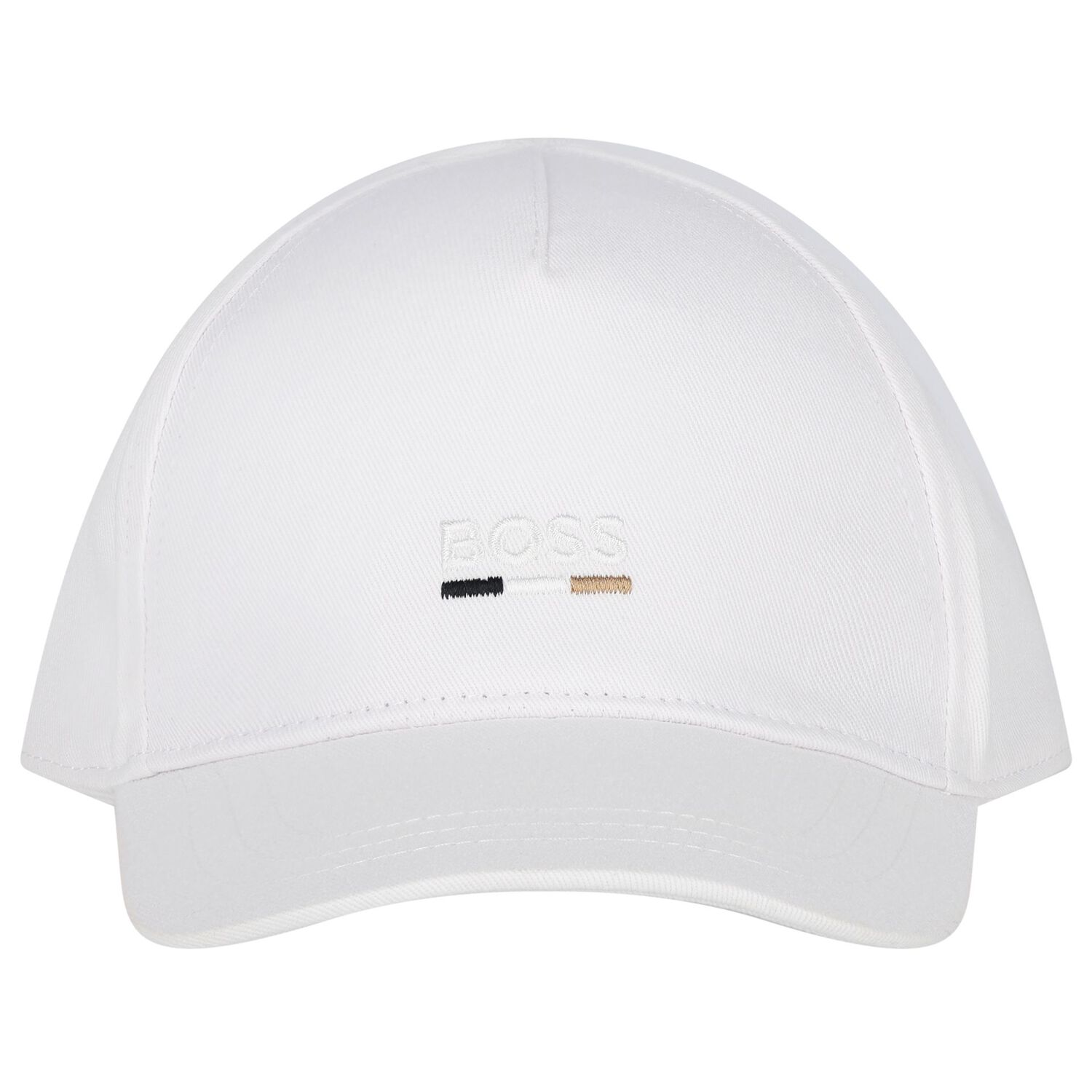 Baby Boys White Logo Cap, 2, hi-res