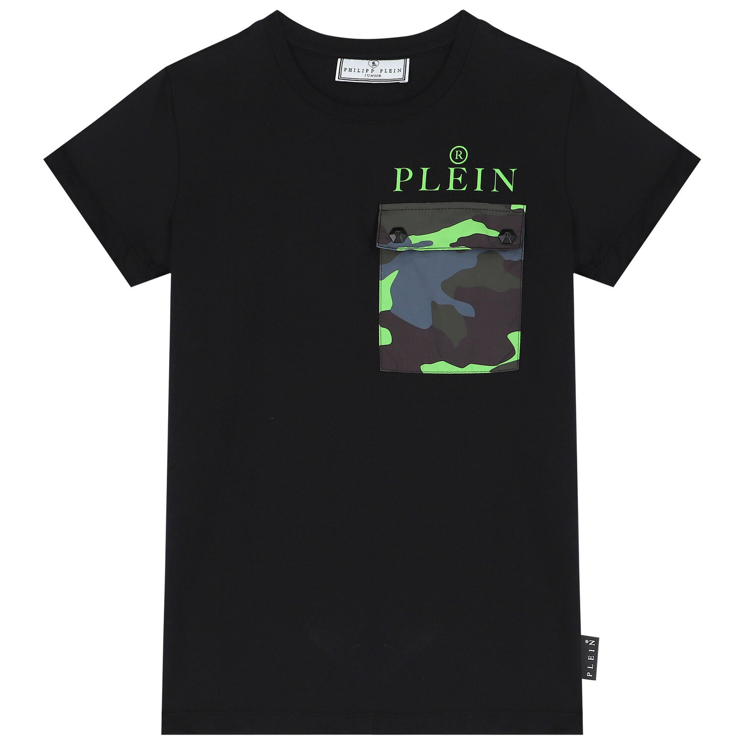 Boys Black Logo T-Shirt, 1, hi-res image number null