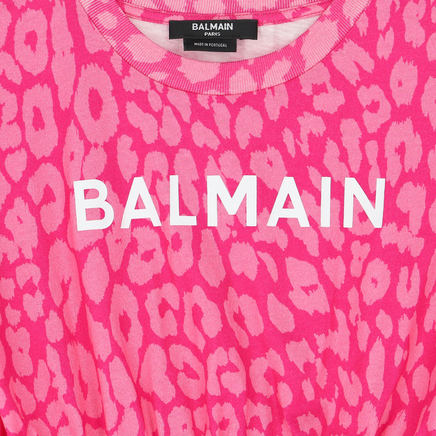 Girls Pink Logo Dress, 1, hi-res