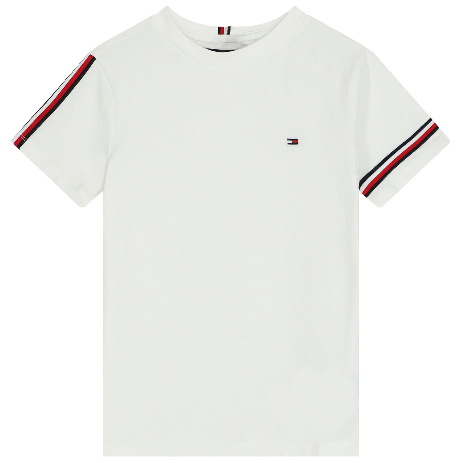 Boys White Logo T-Shirt, 2, hi-res