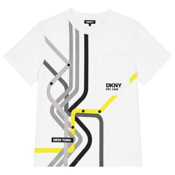 Boys White Logo T-Shirt