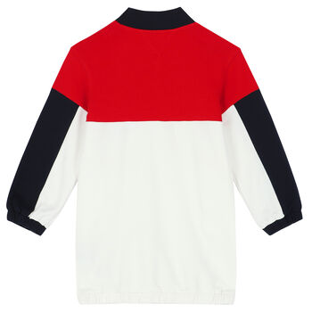 Girls Logo Colourblock Sweatshirt Dress