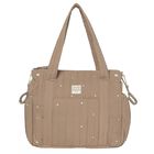 Beige Polka Dot Baby Changing Bag ( 27cm ), 1, hi-res