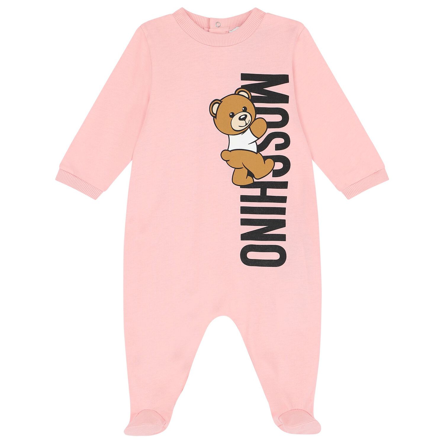 Baby Girls Pink Teddy Bear Logo Babygrow Gift Set, 2, hi-res