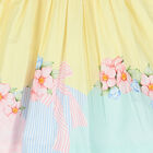 فستان بطبعة الزهور باللون الأصفر, 1, hi-res