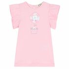 فستان بطبعة الزهور باللون الوردى, 1, hi-res