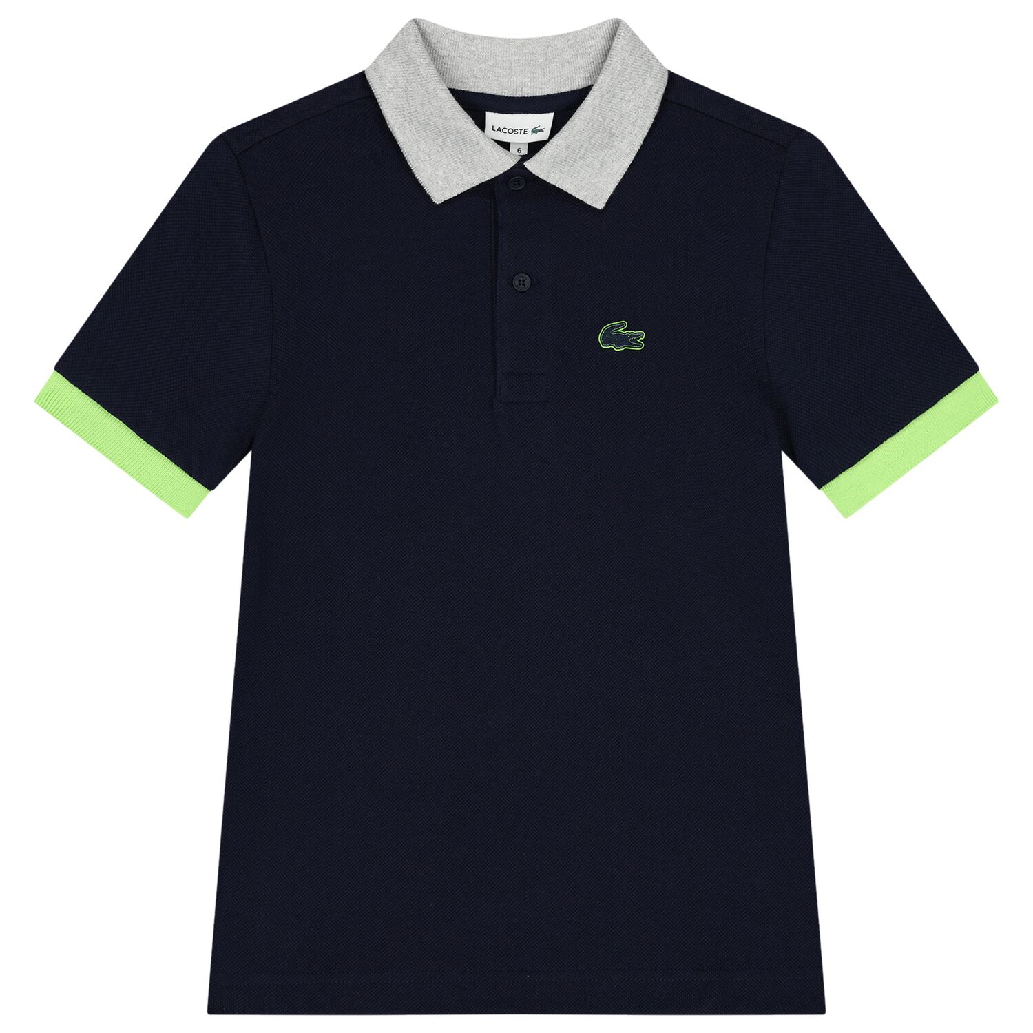 Boys Navy Blue Logo Polo Shirt, 1, hi-res