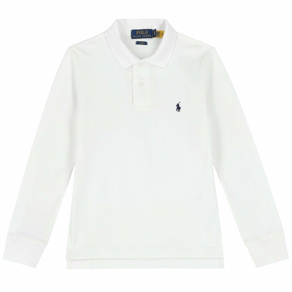 boys white ralph lauren t shirt