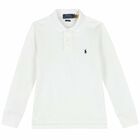 Older Boys White Logo Polo Shirt , 1, hi-res