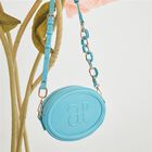 Girls Blue Logo Handbag, 3, hi-res