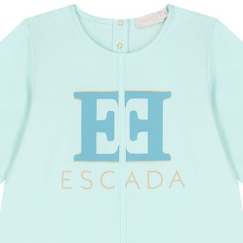 Girls Blue Logo Dress