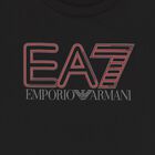 قميص أسود بشعار للأولاد, 2, hi-res