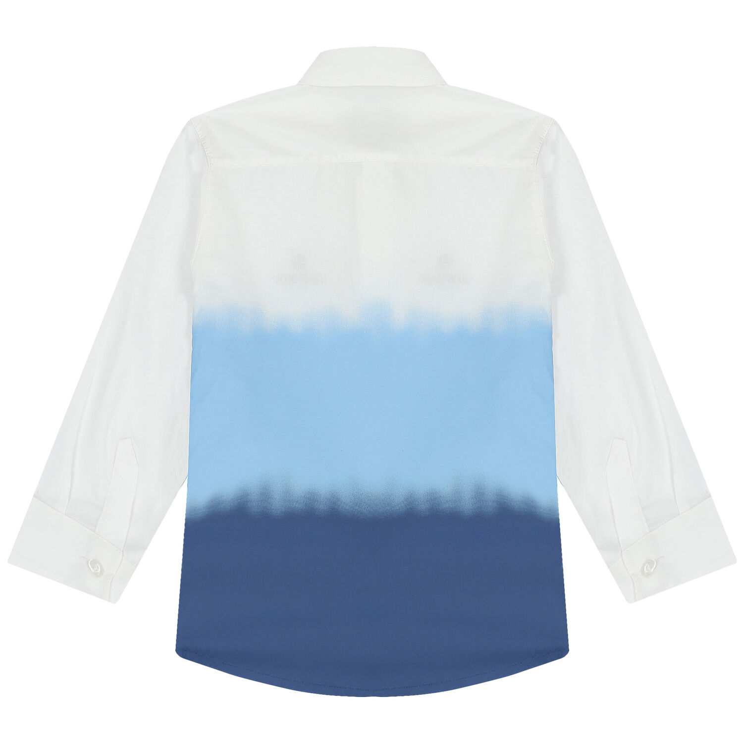 Boys White & Blue Logo Shirt, 1, hi-res
