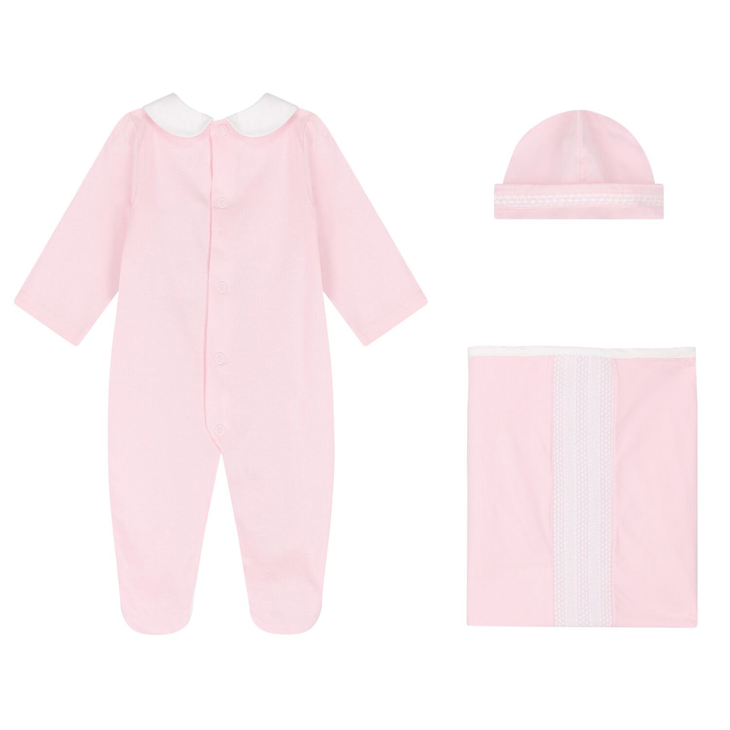 Baby Girls Pink Babygrow Gift Set, 1, hi-res image number null