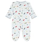 Baby Boys White Airplane Babygrow Gift Set, 1, hi-res