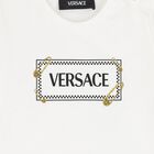 تيشيرت أولاد بالشعار باللون الأبيض, 2, hi-res