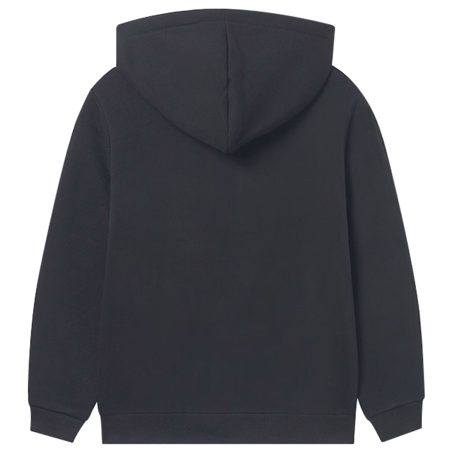 Boys Black Hooded Zip Up Top, 1, hi-res image number null