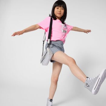 Girls Pink Choupette Logo T-Shirt