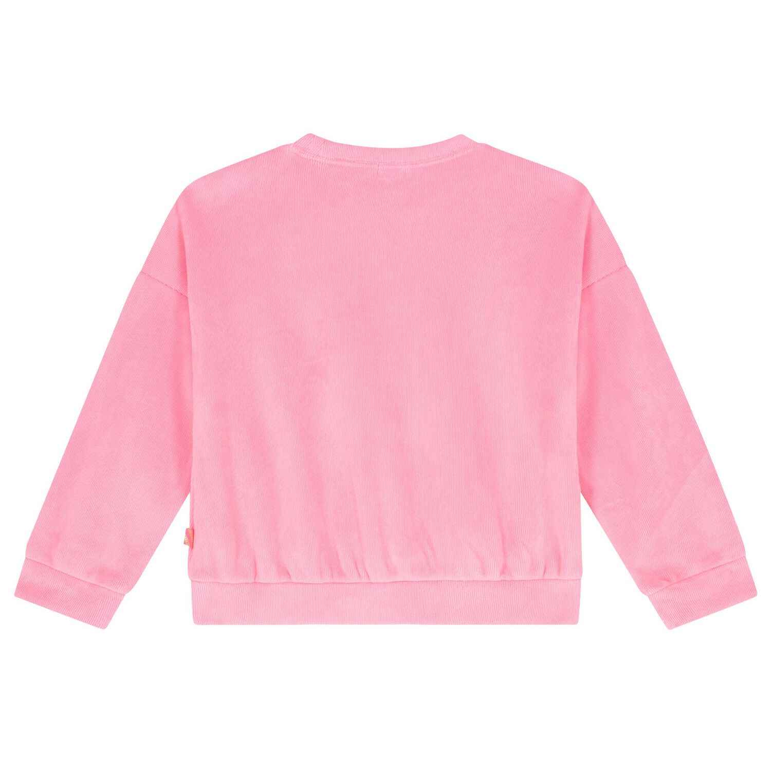 Girls Pink Sequin Hearts Sweatshirt, 1, hi-res image number null