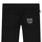 Boys Black Logo Jeans, 1, hi-res