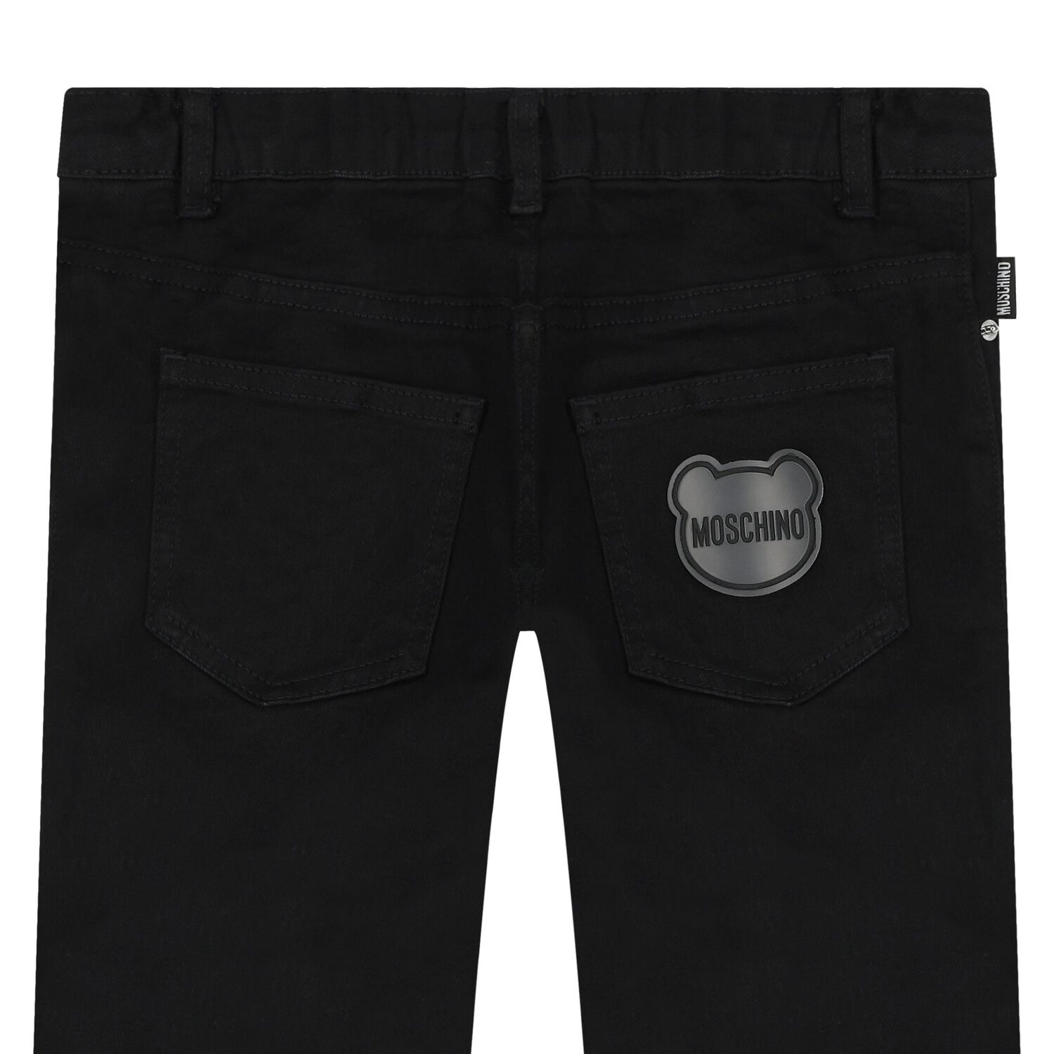 Boys Black Logo Jeans, 1, hi-res image number null