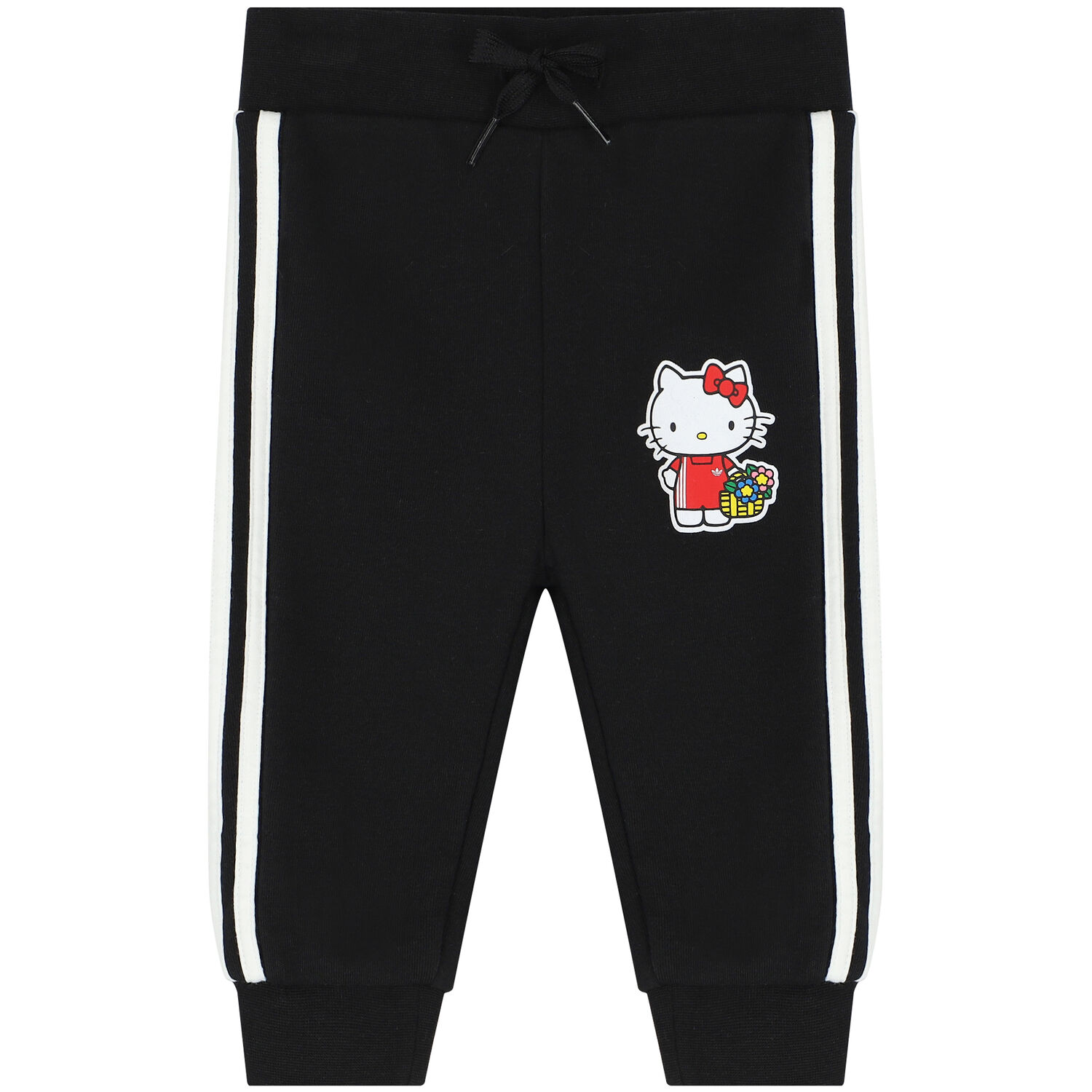Younger Girls White & Black Hello Kitty Tracksuit, 1, hi-res