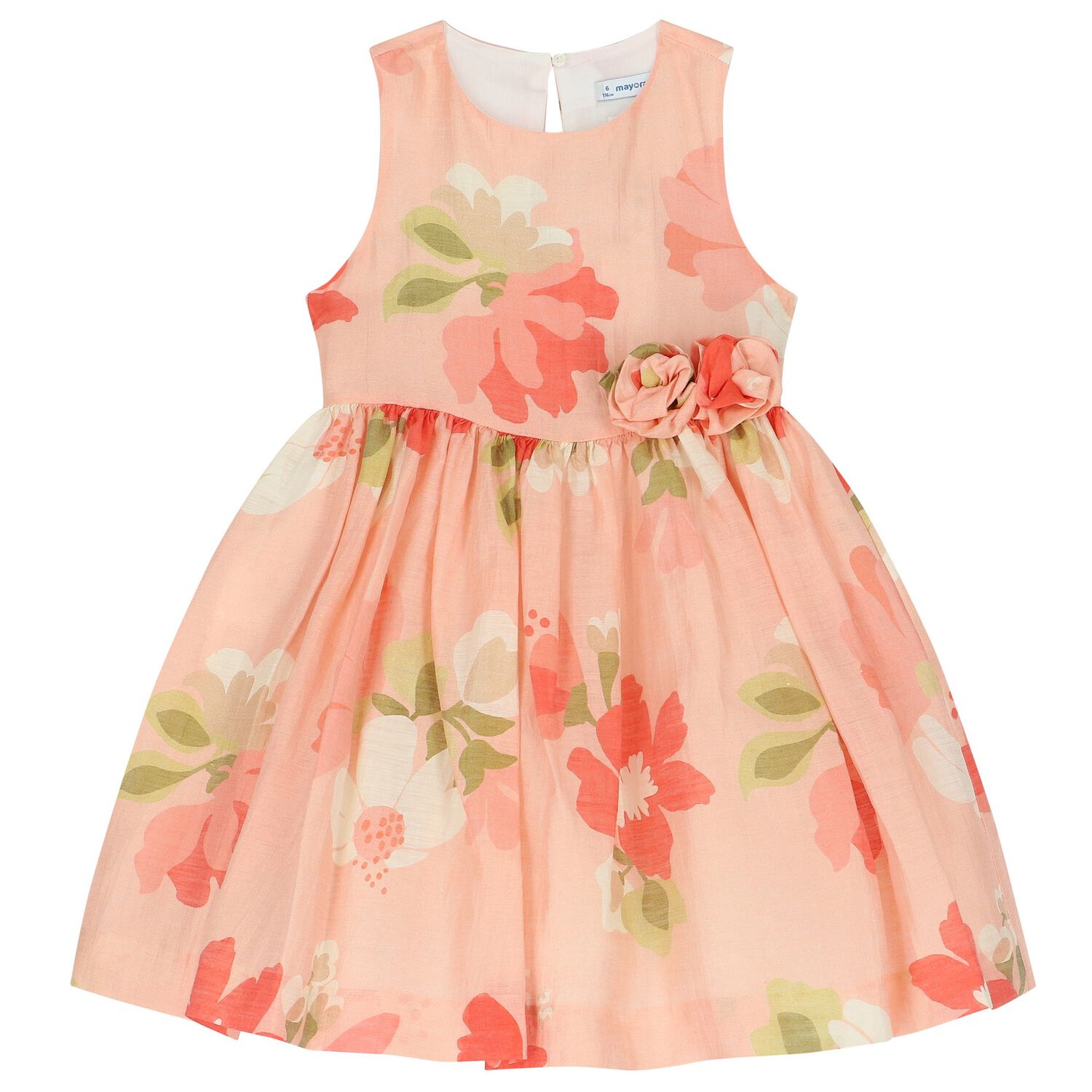 Girls Pink Floral Dress, 1, hi-res image number null